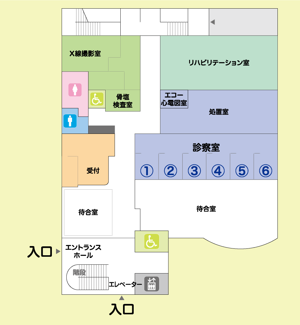 1F フロア案内